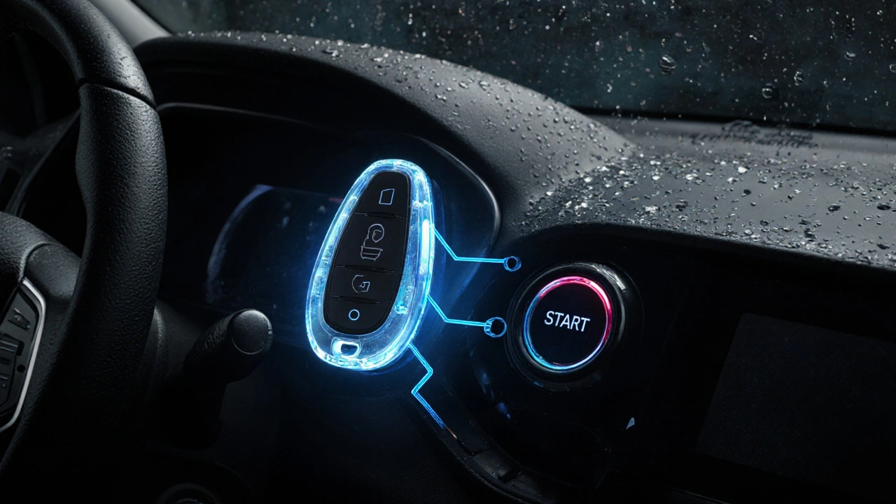 Nový Renault Clio s bezkontaktním startem a viditelným signálem klíče.